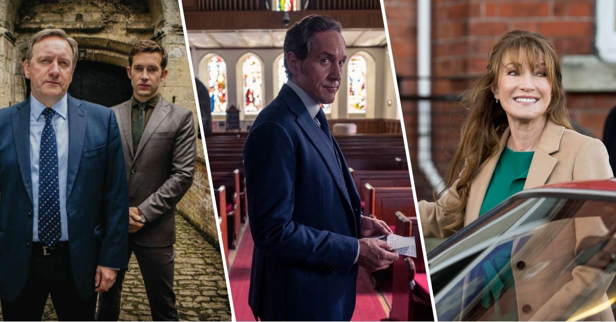 british mysteries on acorn tv header: Midsomer Murders, Dalgliesh, Harry Wild