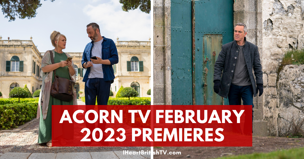 acorn tv schedule with madame blanc and bloodlands feature