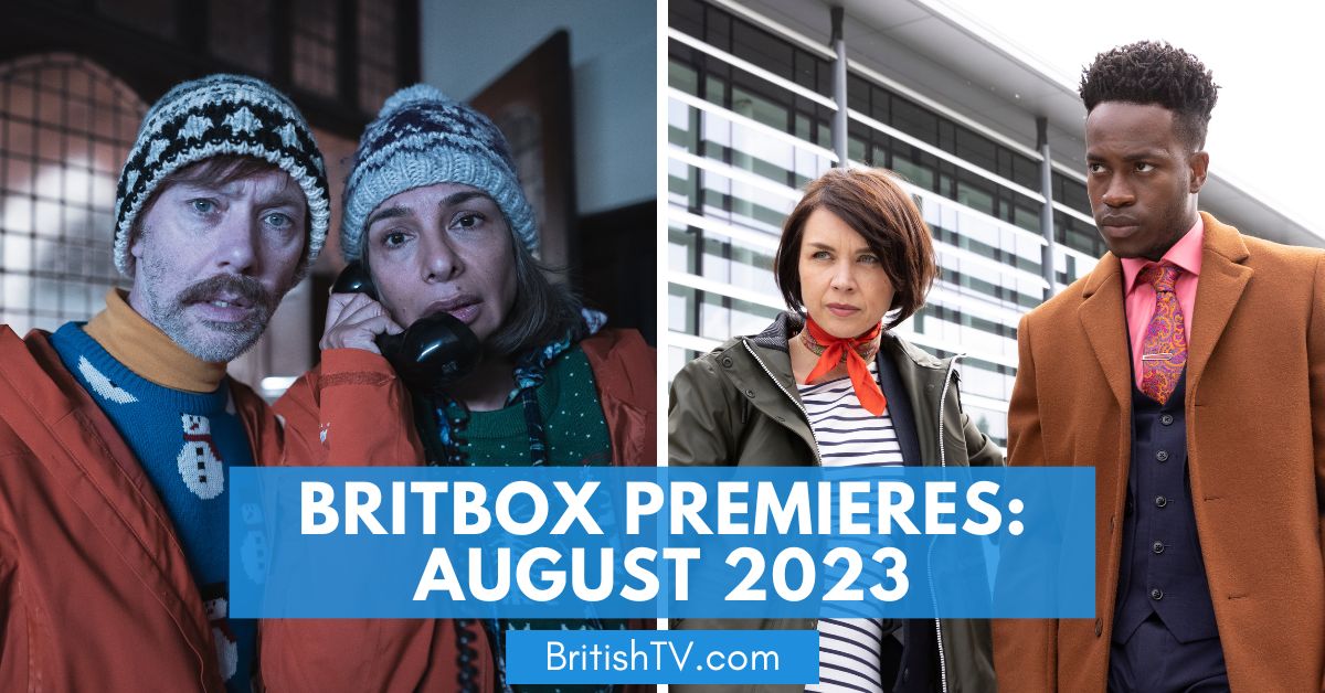 August BritBox Schedule show images with couples