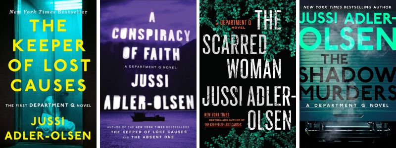 spread of department q book covers