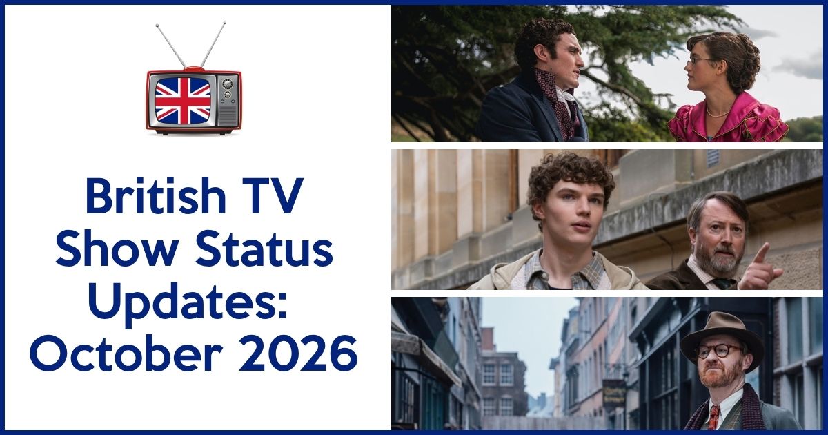 British TV Status Updates: October 2026